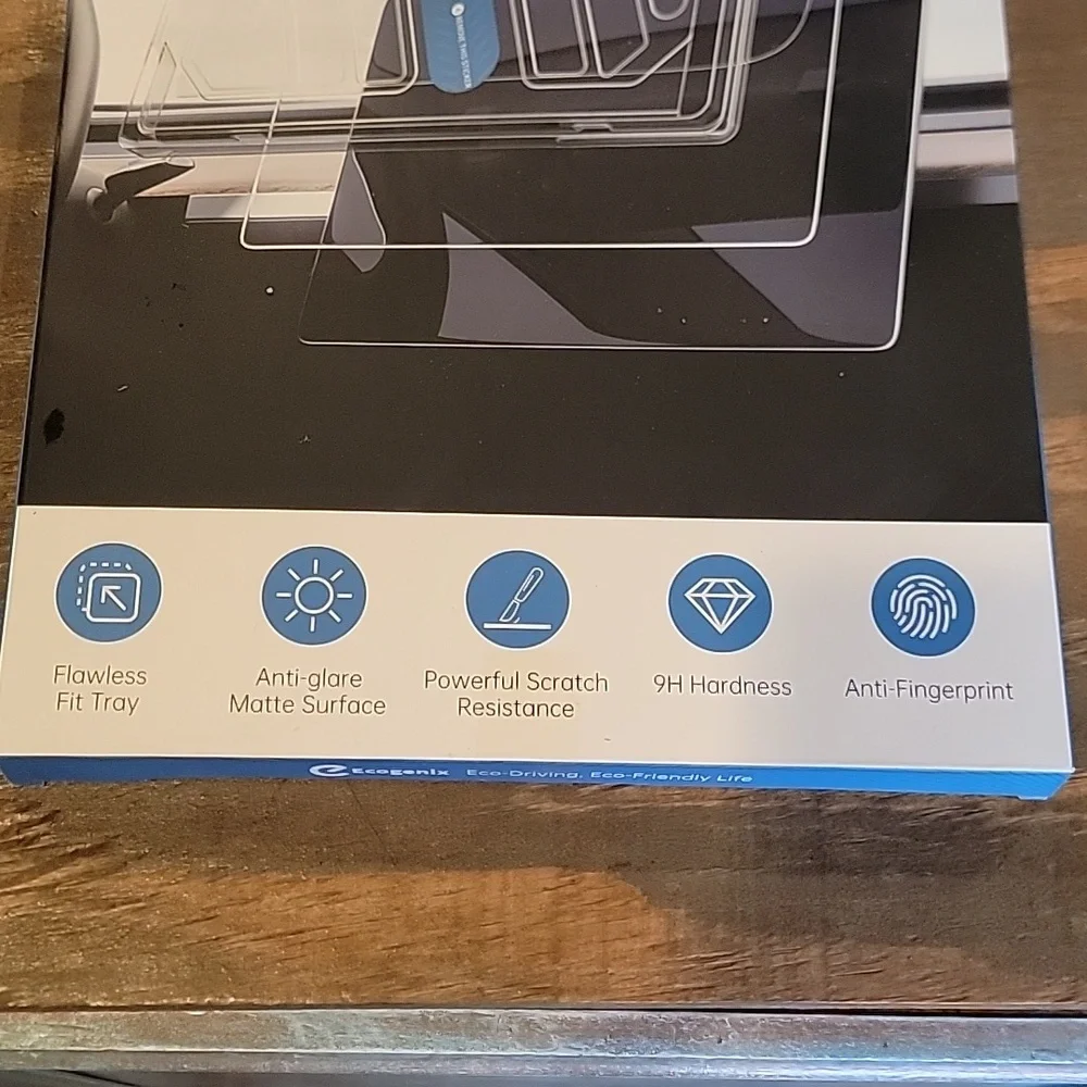 Tempered Glass Screen Protector - Black
